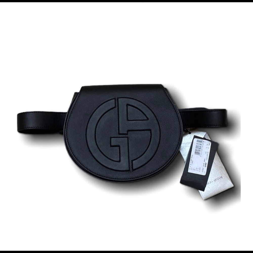 Giorgio Armani logo belt bag
